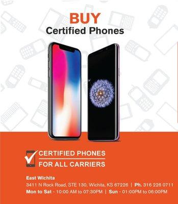 Buy certified used devices for all carriers