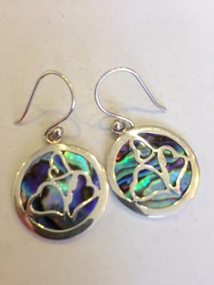 Abalone and silver jewelry