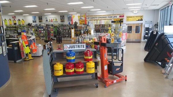 The One Stop Safety Shop inside our location in Durham, NC.