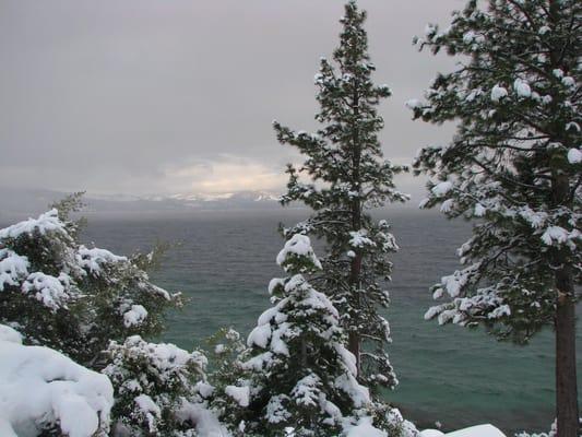 View from the cabin I stayed in