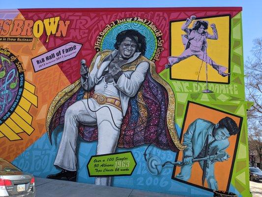 James Brown Mural, Augusta