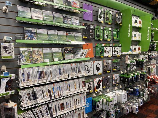 Large selection of Xbox games and accessories