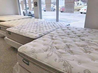 Plush Queen mattress.