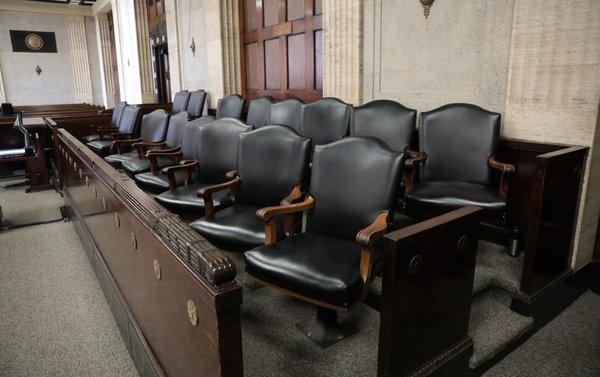 Leighton Criminal Court Building Jury Box