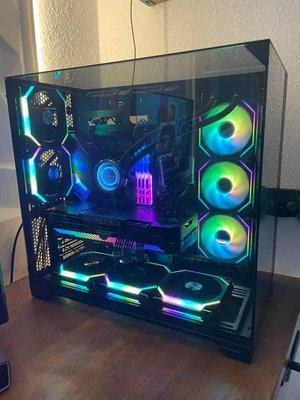 All Black Vertical Black ATX Custom PC