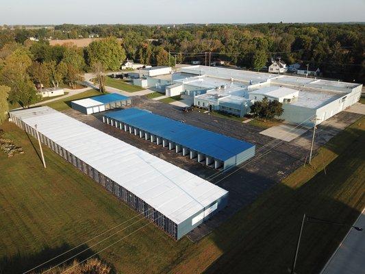 Aerial View of Storage Facility