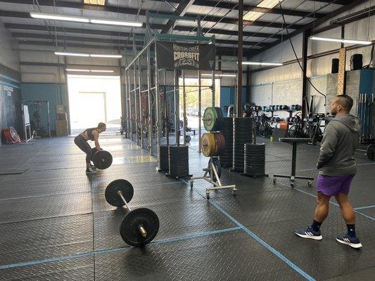 Cleans and wall balls today!