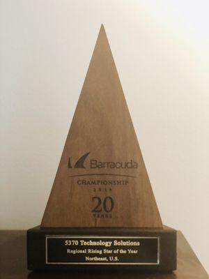 Barracuda Networks Major Award 2018