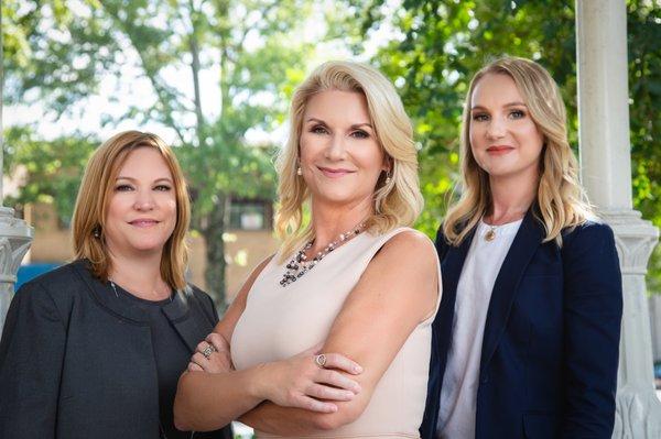 Kim Frye & associate attorneys Jenny Mason and Hayden Warmington