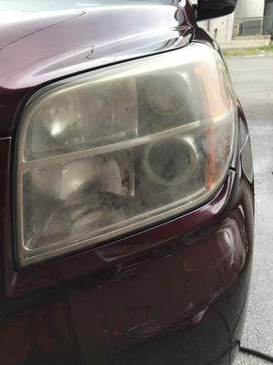 Before the headlight restoration