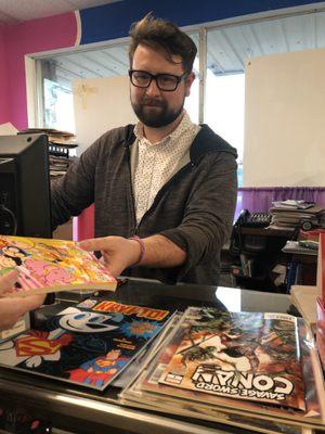 Josh at Speeding Bullet Comics