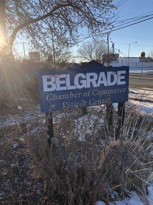 Town sign