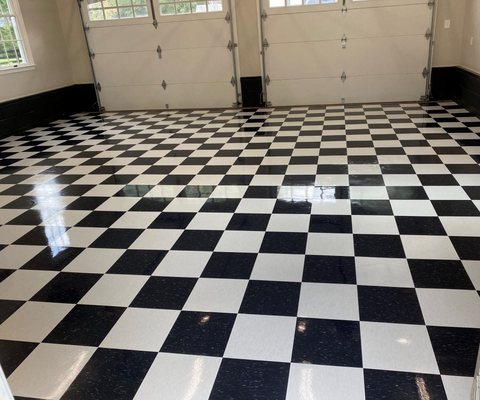 We strip, scrub and recoat vinyl tile and VCT floors.