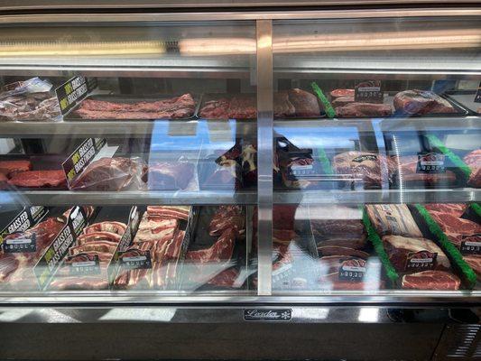 Nice meat selection