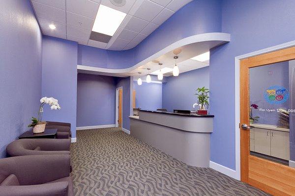 Pediatric Dental Office Reception; Dr, Tran, Vacaville