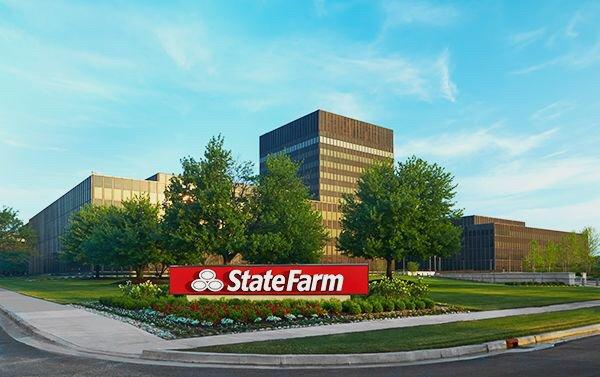 State Farm corporate office building in Bloomington, IL