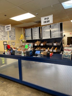 Early morning bagel pickup at Naval Bagels!