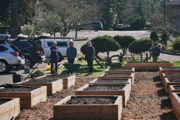 We're building a Community Garden!
 "5th Ave Community Garden"-  opening soon!