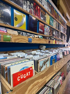 records, store selection