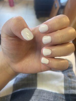 White nails