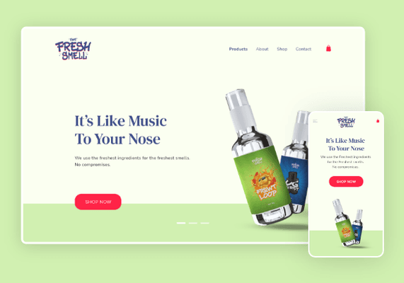 Web Design - Deodorizer Brand 
 
 https://thatfreshsmell.com