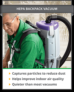 We use HEPA vacuums to reduce allergens in the air