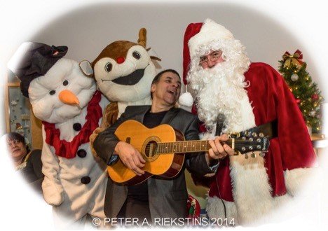 SANTA CLAUSE AND FRIENDS WILL ALL COME TO YOUR PARTY. 800-510-0464