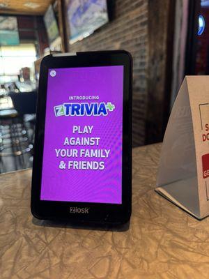 Trivia kiosk