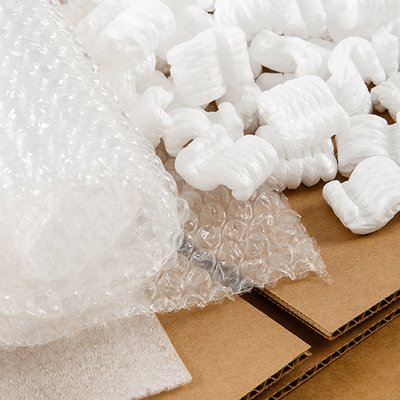 Cushioning - Bubble wrap, Peanuts & Newsprint