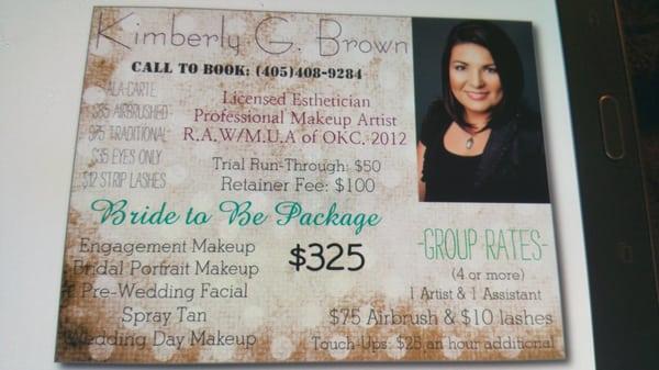 Bridal Makeup Pricing