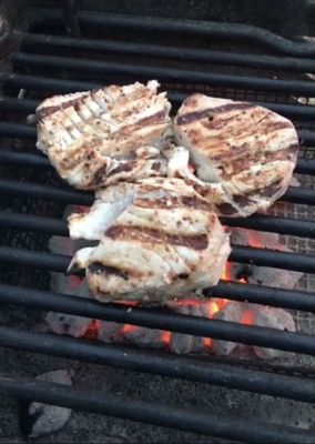 Our Tuna steaks, very excellent!