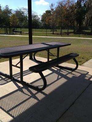 Picnic tables