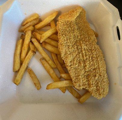 Kids Fried Fish Meal