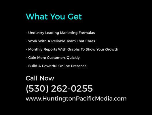 We are here to help - Huntington Pacific Media - Orange County Marketing.