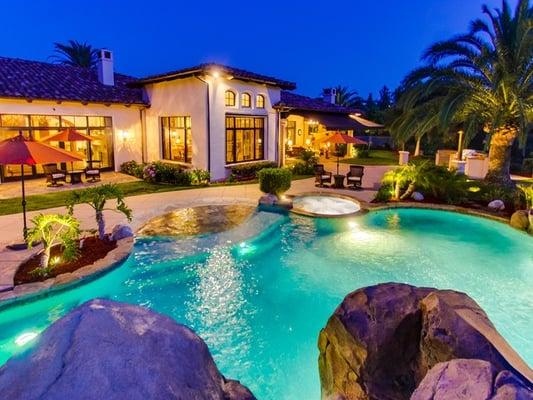 Spa-like backyard in Poway Indra Group listing