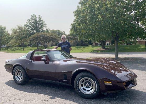 Taking the car out for it's first little ride.