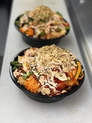 Mike's Buddha bowl. Sure to make you one with everything.