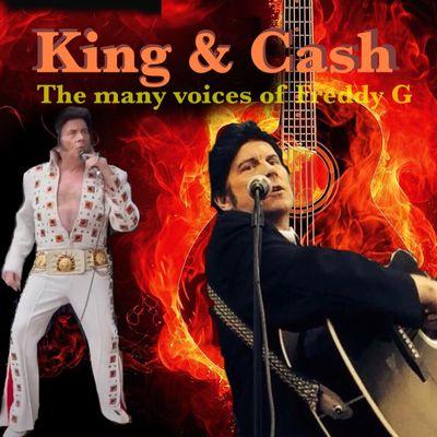 Another poster for corporate event of Elvis and Johnny Cash !