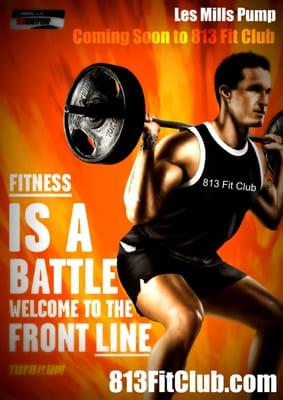 Les Mills Pump Coming Soon to 813 Fit Club - www.813FitClub.com