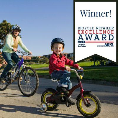 2021 Bicycle Retailer Excellence Award Winner