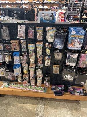 Lots of fun air fresheners.