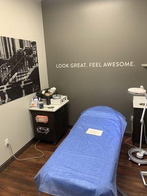 One of our private treatment rooms!