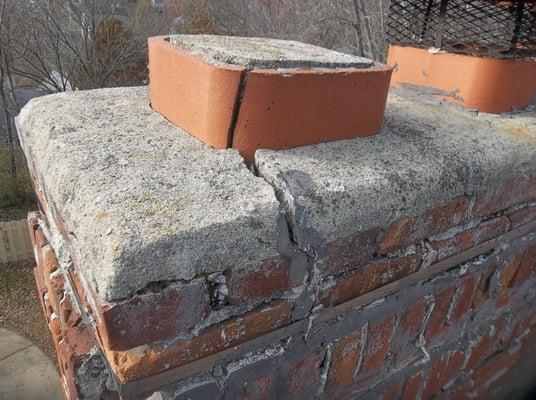 Chimney damage