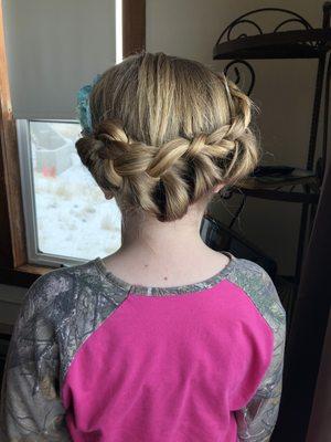 Wedding hair!