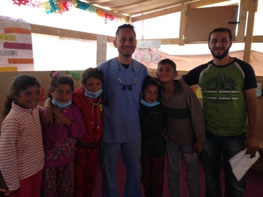 Jordan (our hygienist) and Dr. Attar's mission trip in Lebanon in 2014