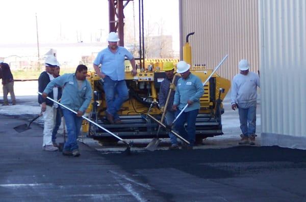 Asphalt construction