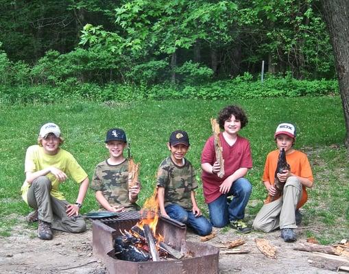 All students have fun, challenging field trips.  Students in 2nd grade and up enjoy multi-night camping trips.