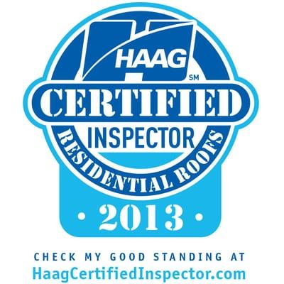 Haag Certified Inspector