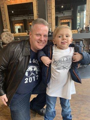 Steven and his nephew visit the shop for the first time.