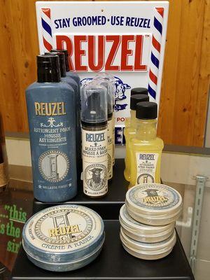 Brand new Reuzel shave and beard care products.